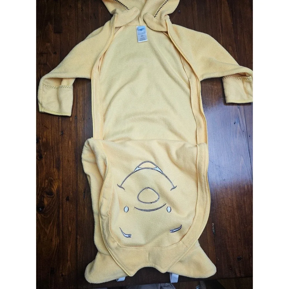 Disney Baby Winnie the Pooh Fleece Pajamas Sleepsuit Footie‎ Hooded  24 Months